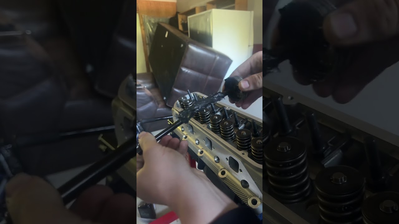 How to install heads on a ford 302 