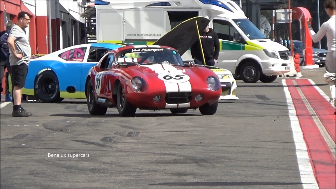 shelby daytona coupe race practise at circuit Zolder