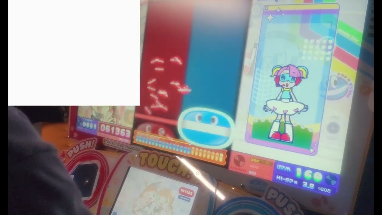 팝픈 뮤직 2버튼 모드 플레이하기