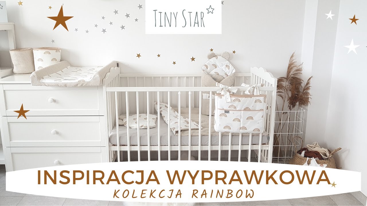 Wyprawka dla noworodka - inspiracja - pok&oacute;j dziecka w kolorze beżowym - Tiny Star