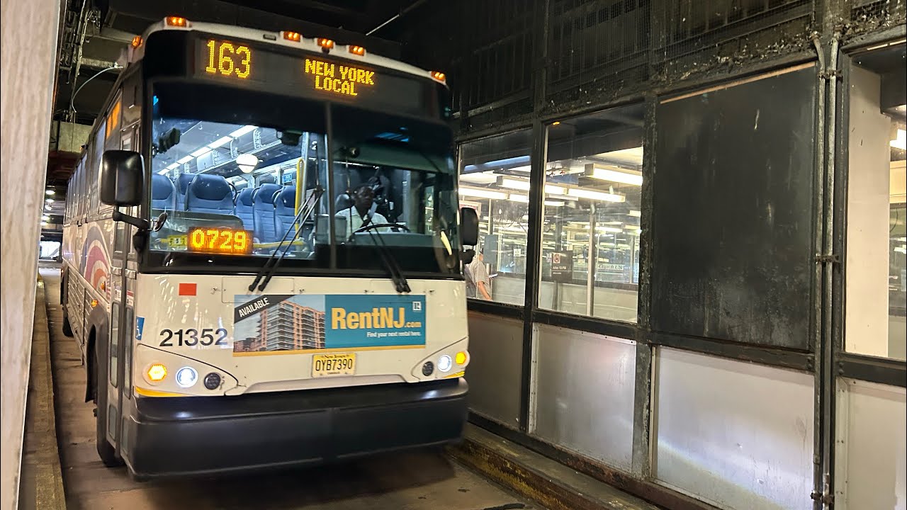NJ Transit: On Board 2021 MCI D4500CT #21352 On Bus Route 163T (Turnpike Exp) To Maywood (4/13/2023)