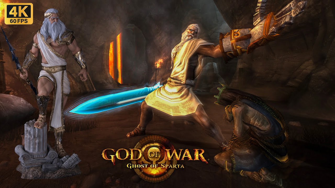 God of War Ghost of Sparta | Zeus Gameplay 4k 60Fps