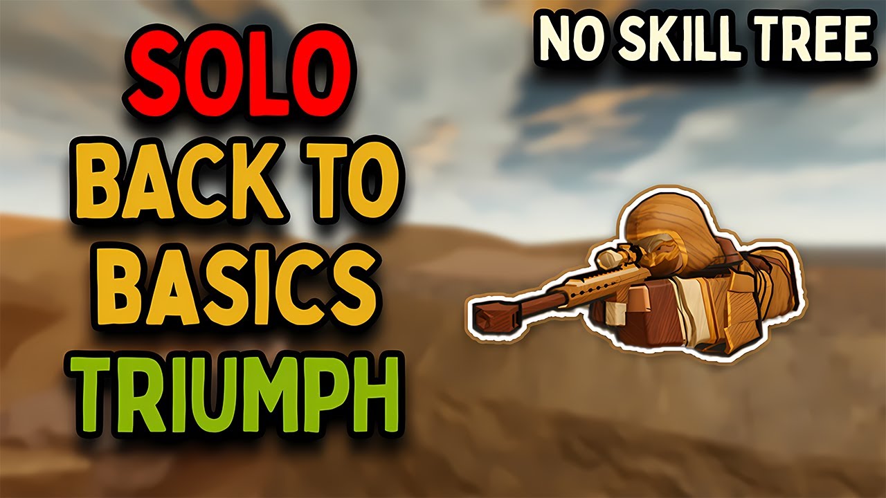 Solo Back To Basics Triumph on Dusty Bridges | NO SKILL TREE | TDS Tower Defense Simulator