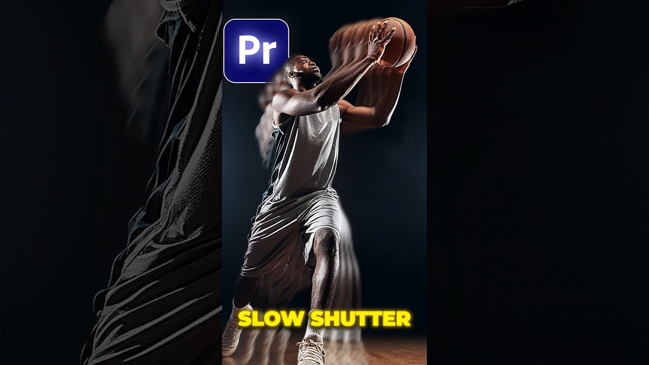 How to Make SLOW SHUTTER Effect in Premiere Pro #premierepro