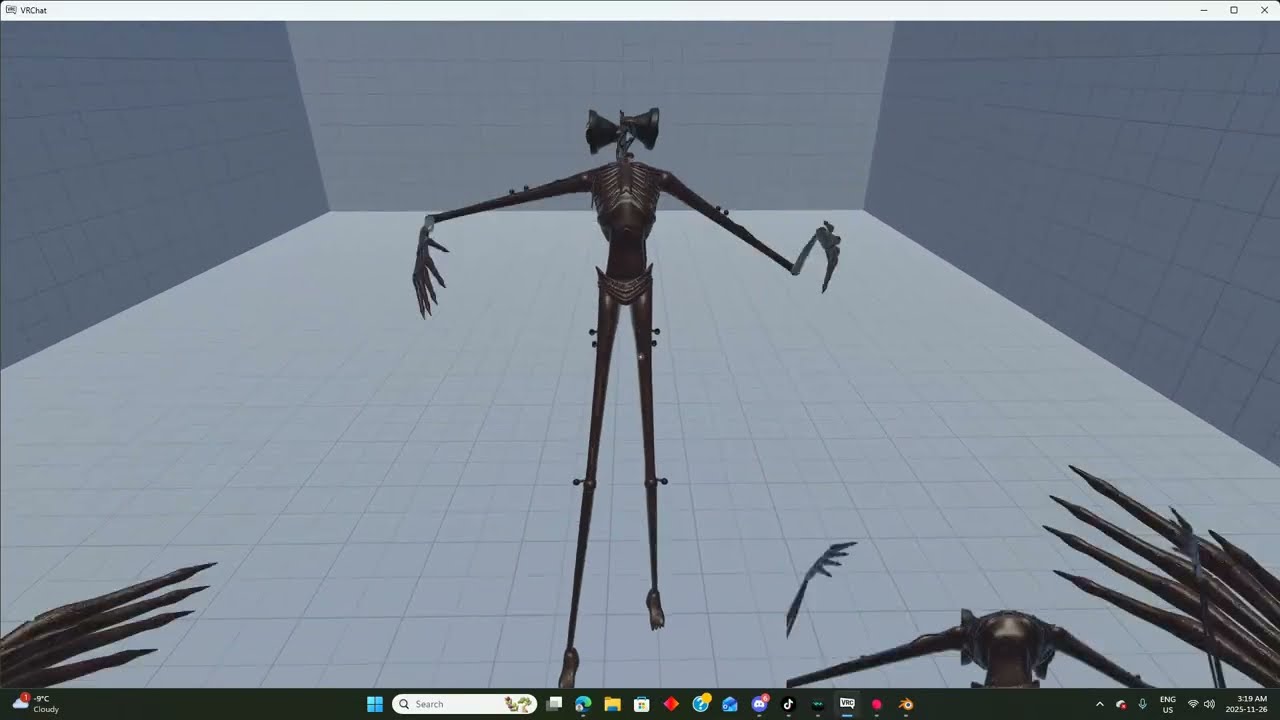 siren head and gxk godzilla and godzilla minus one in vr