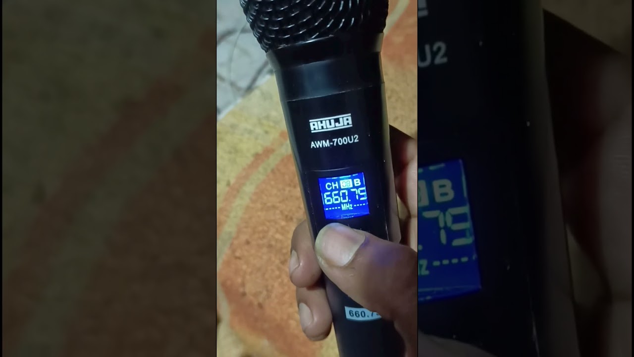 Ahuja awm 700u2 wireless microphone