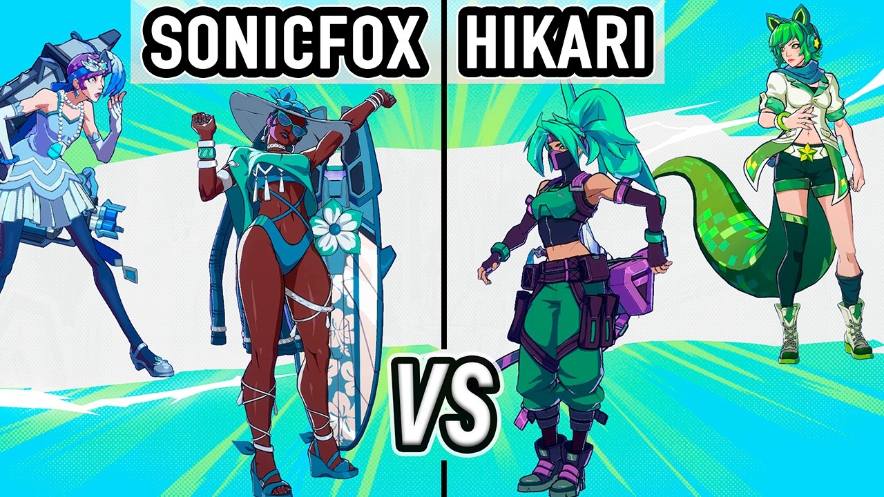 2XKO ▰ SonicFox (Senna / Jinx) vs Hikari (Akali / Ahri) ▰ High Level Gameplay