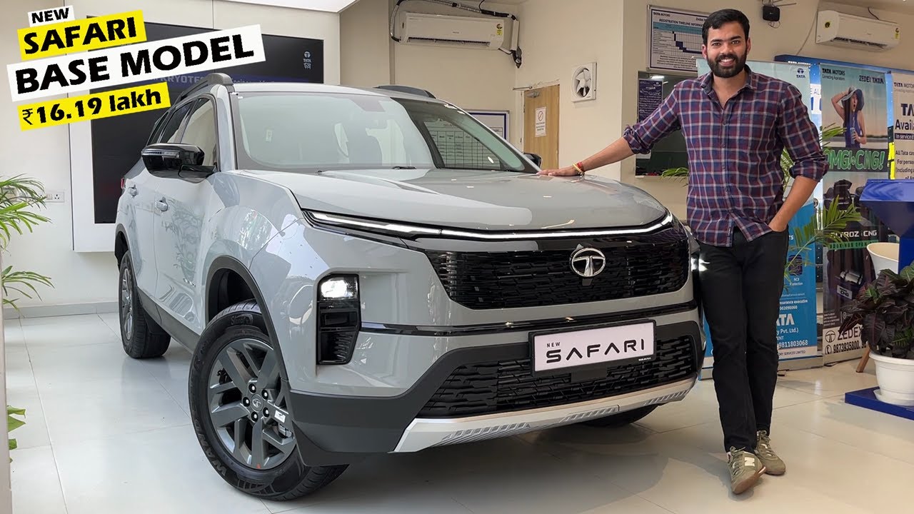 *Базовая модель всего за 16 лакхов рупий* Новый Tata Safari Smart (базовая модель) 2023 года нако...