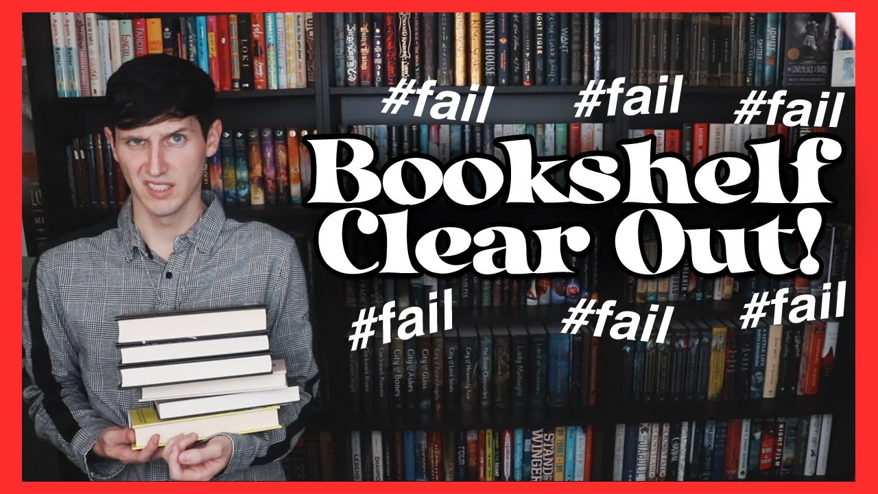 BAD BOOKS GOTTA GO! *BOOKSHELF CLEAR OUT*
