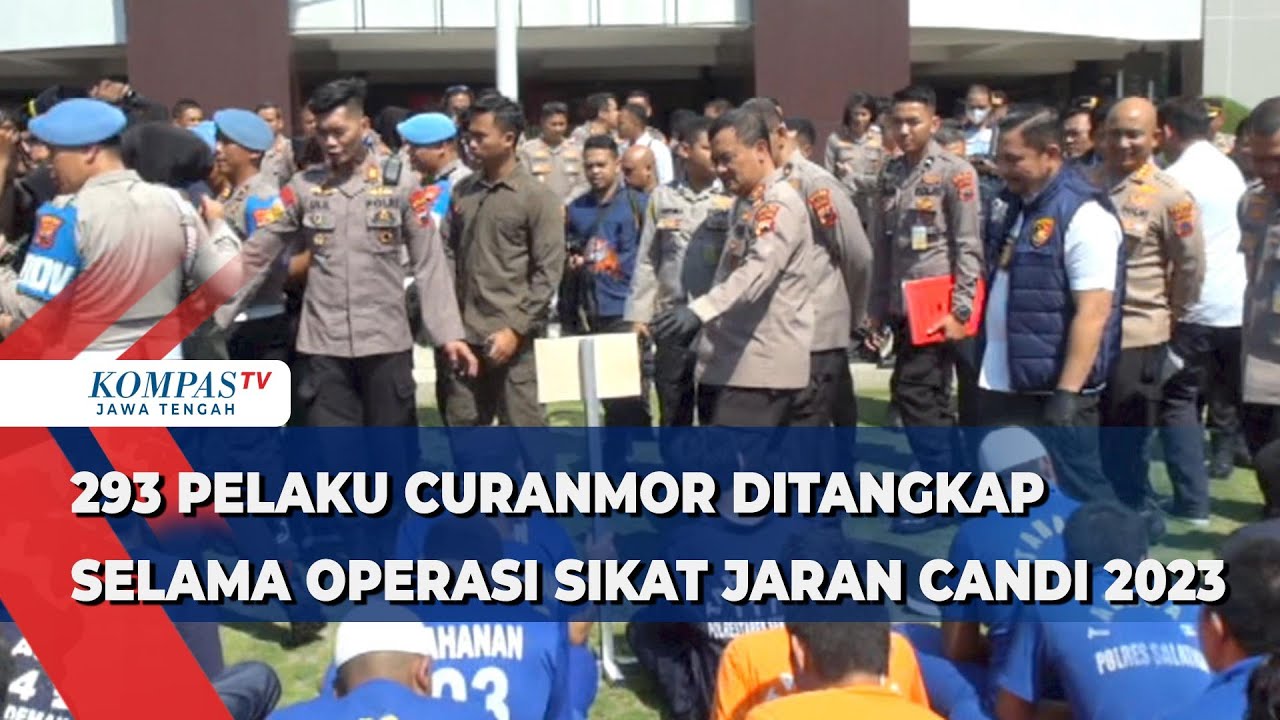 293 Pelaku Curanmor Ditangkap Selama Operasi Sikat Jaran Candi 2023 di Semarang