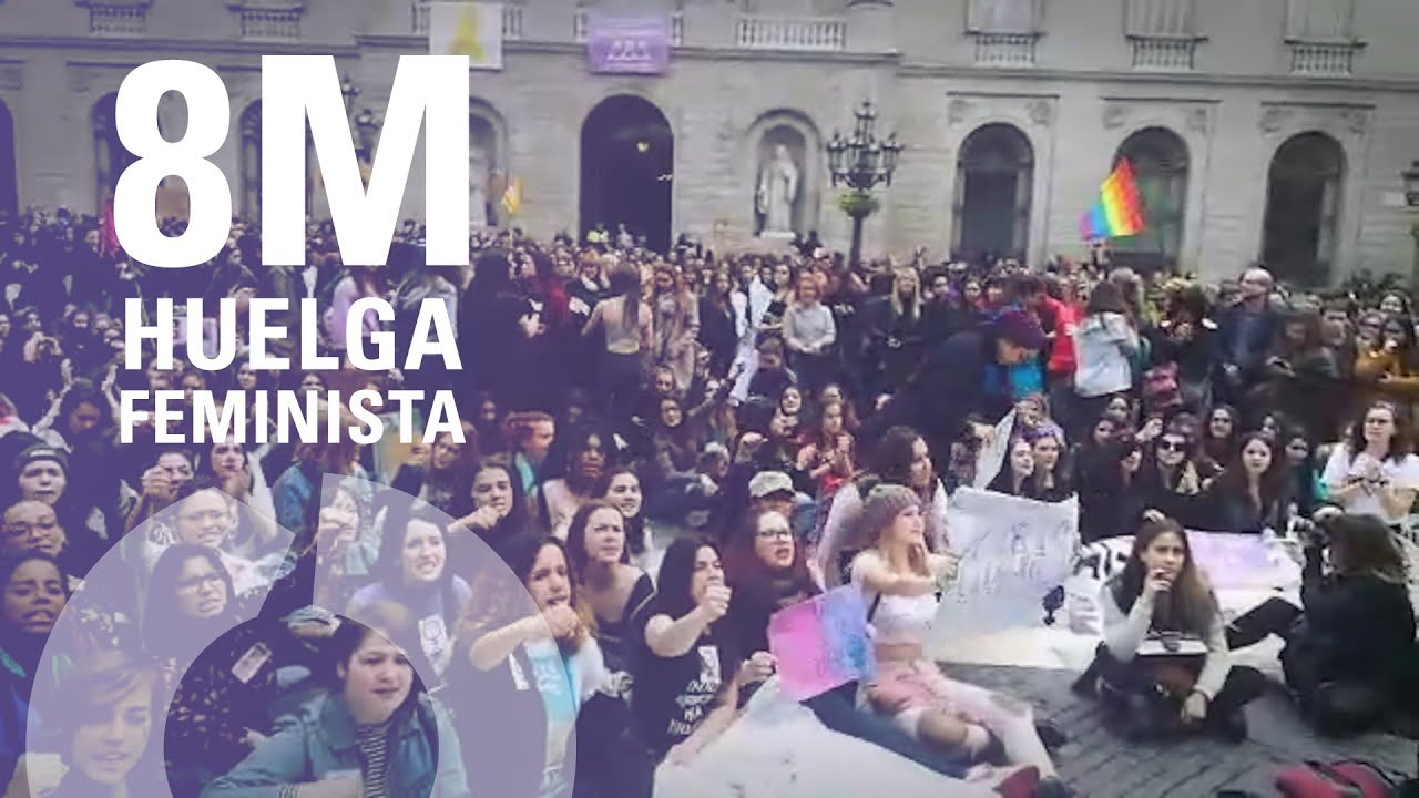 Manifestación feminista por las calles de Barcelona | 8M Huelga feminista