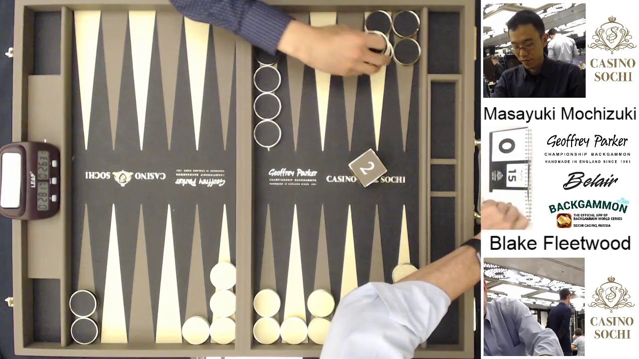Backgammon World Series Sochi 2018 Undef Final   Blake Fleetwood v Masayuki Mochizuki