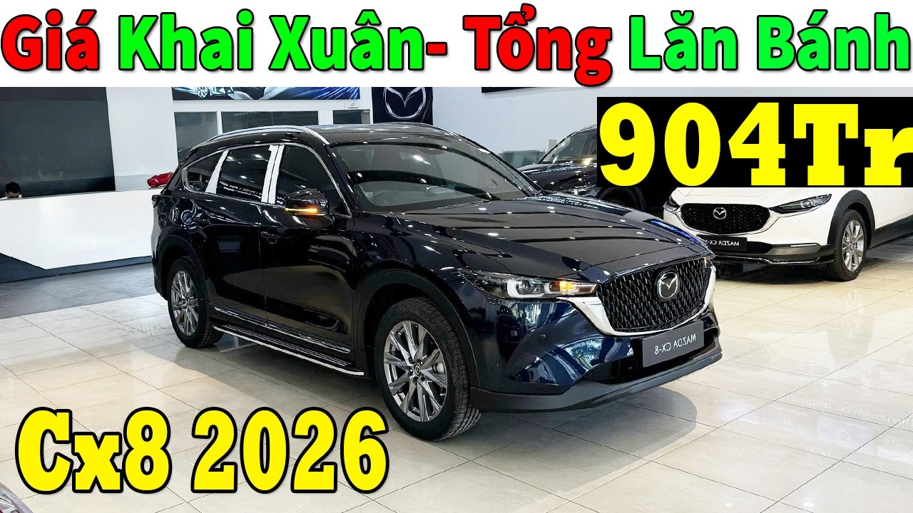 ✅Lấy 7 Chỗ Mazda cx8 Giá Khai Xuân Giảm Mạnh Cạnh Tranh Honda CRV| giá Lăn Bánh Mazda Cx8 | Topcarvn