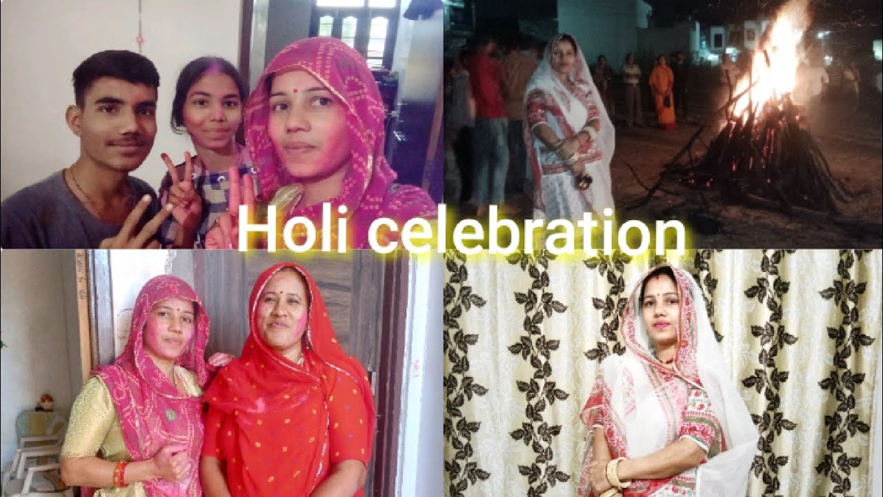 holi vlog 2023|| Holi celebration with family 😄