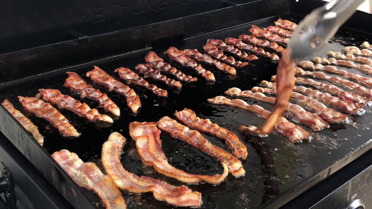 How To Make Bacon On The Blackstone Griddle!