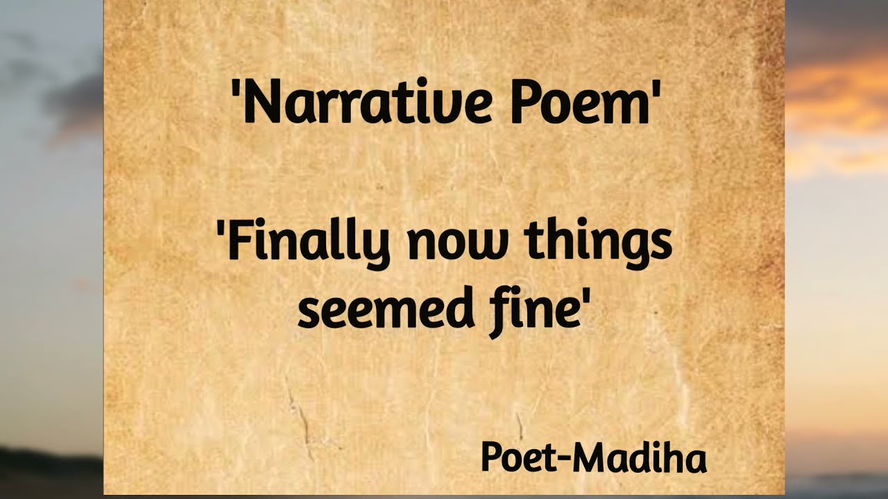 Narrative Poem