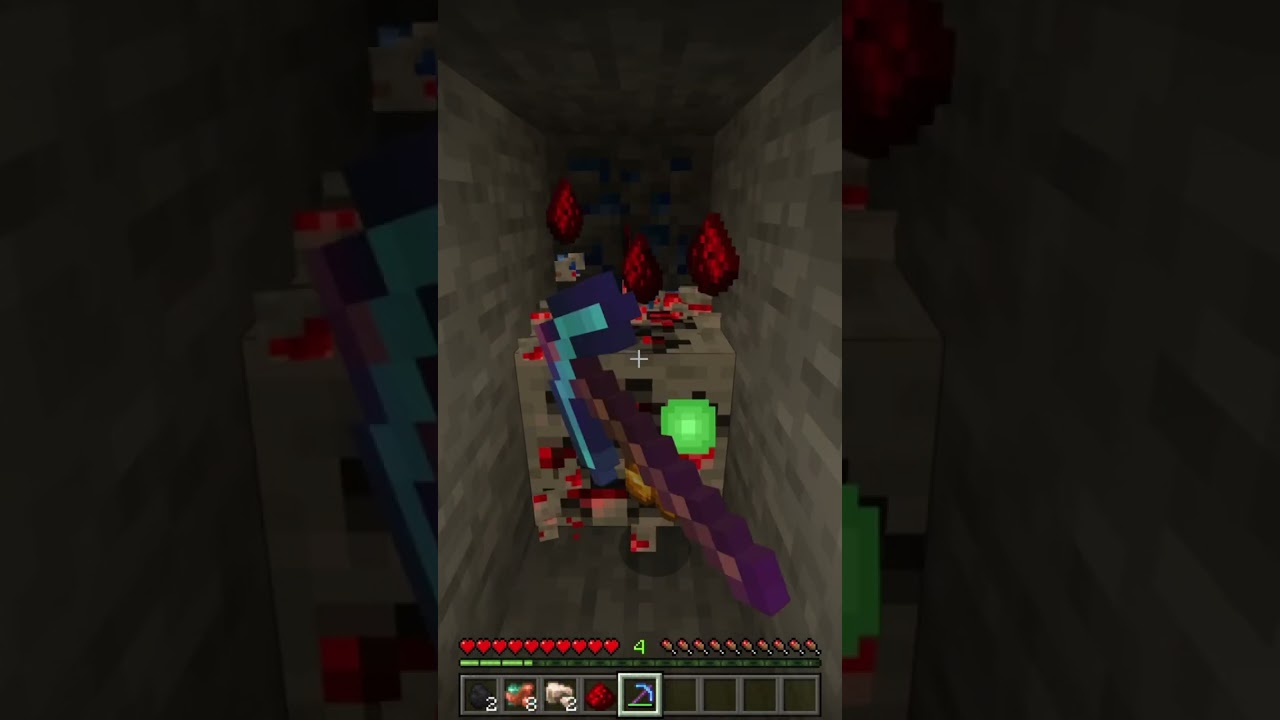 Minecraft Mining [world's smallest violine] #shorts #minecraft