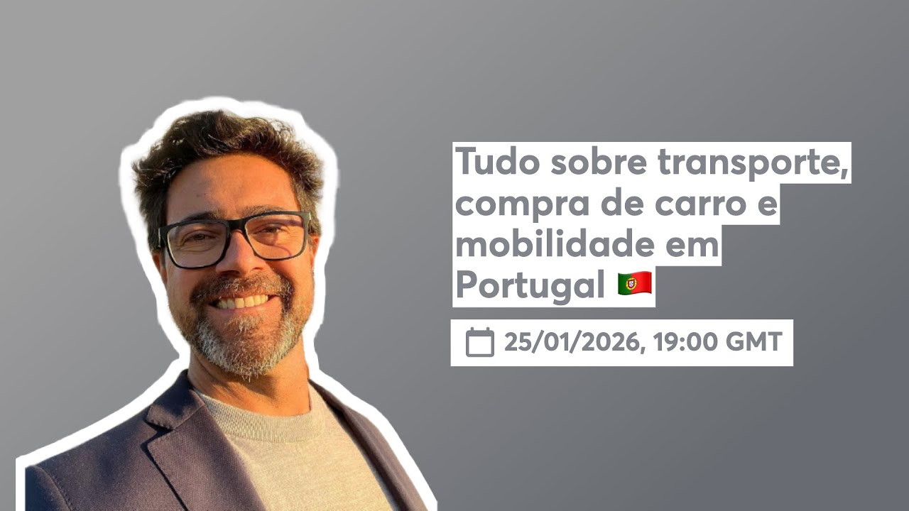 Tudo sobre transporte, compra de carro e mobilidade em Portugal 🇵🇹