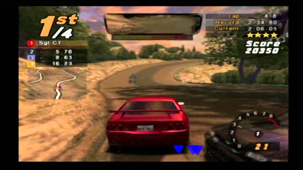 NFS Hot Pursuit 2 (PS2) - 8 Laps Hot Pursuit - Mustang SVT COBRA R