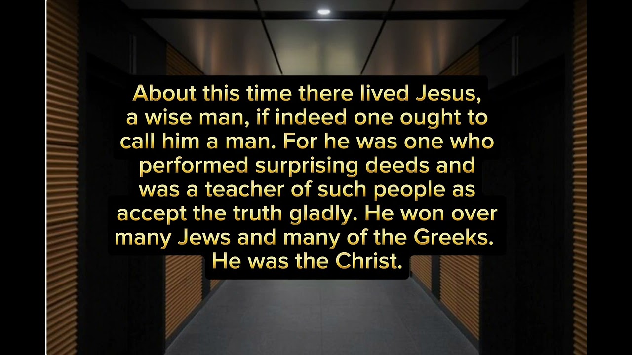 The Testimonium Flavianum is a Christian Forgery