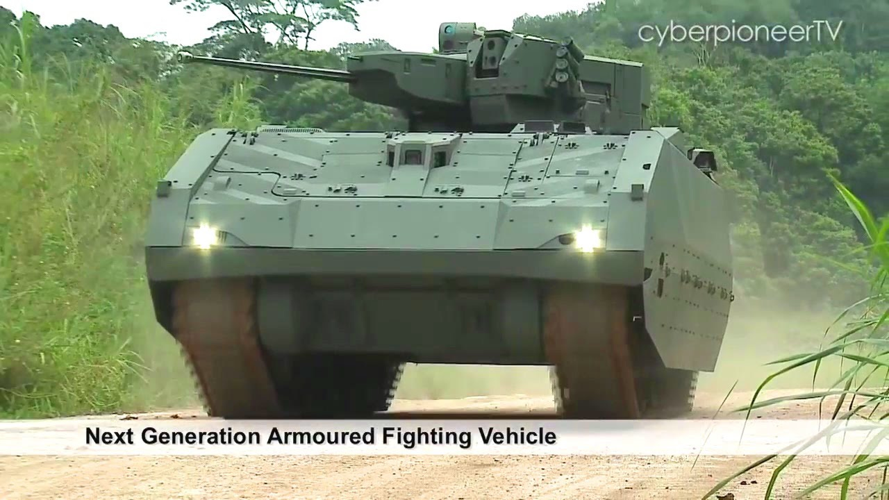 Cyber Pioneer TV - Singapore Next Generation Armoured Fighting Vehicle Unveiled [720p]