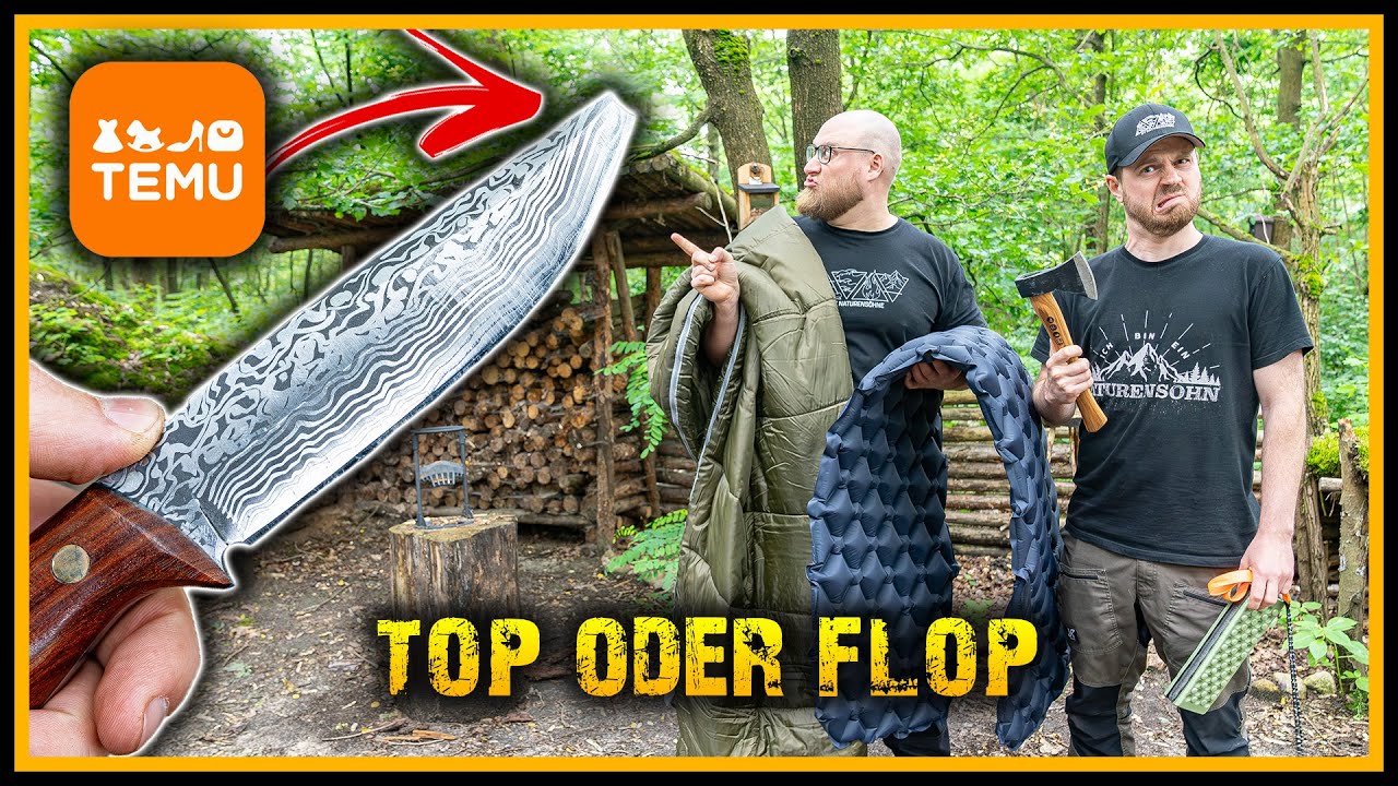 TEMU einfach nur Schrott!? - Bushcraft Ausrüstung von TEMU im Test - Survival Outdoor Gear