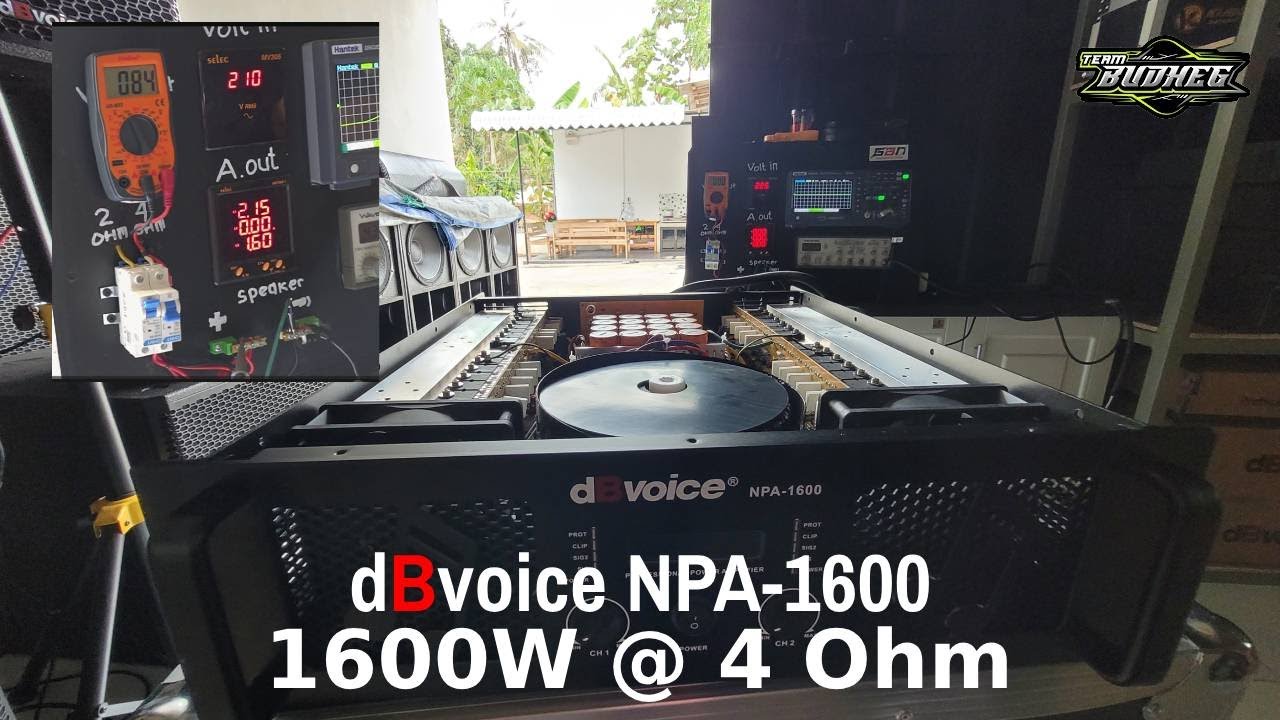 Review & Test load dBvoice NPA-1600