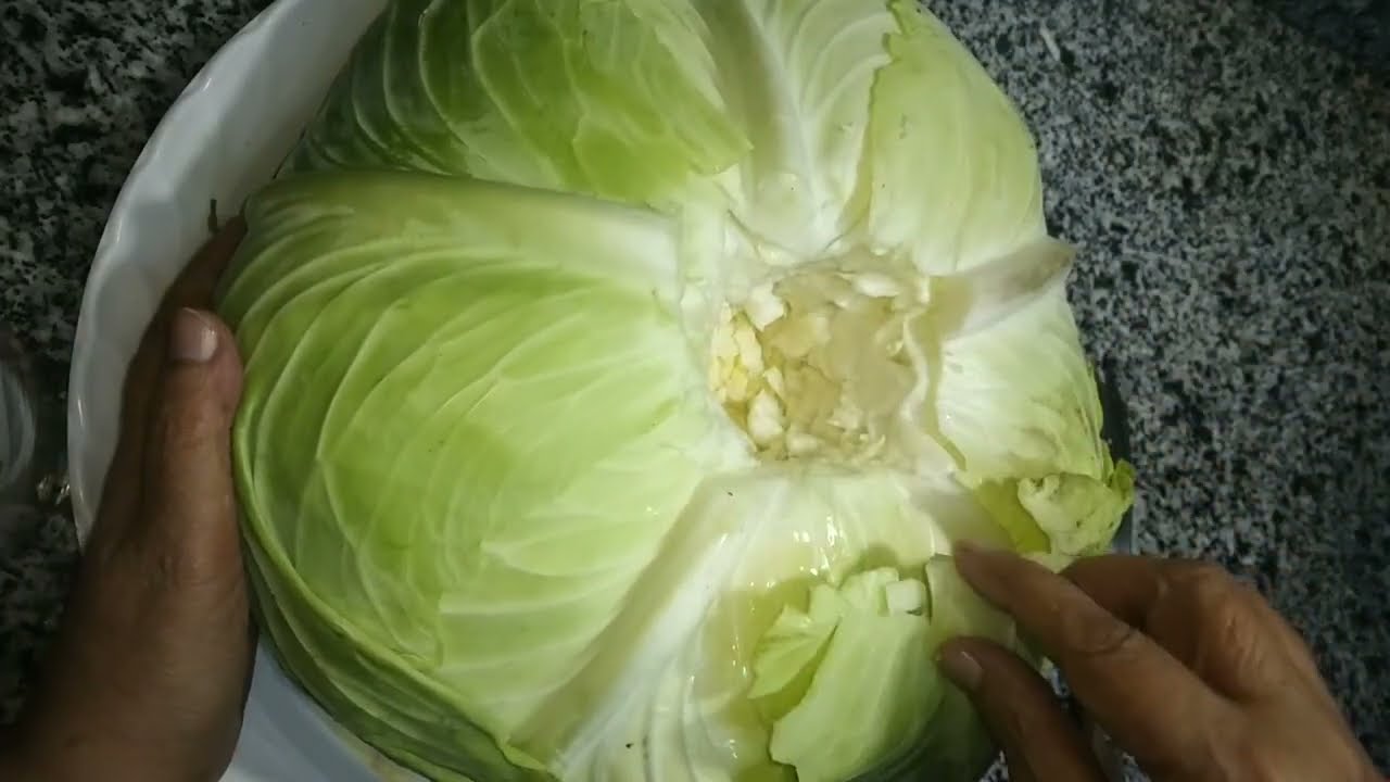 طريقة تفريز الكرنب | تفريز الكرنب والقرنبيط
