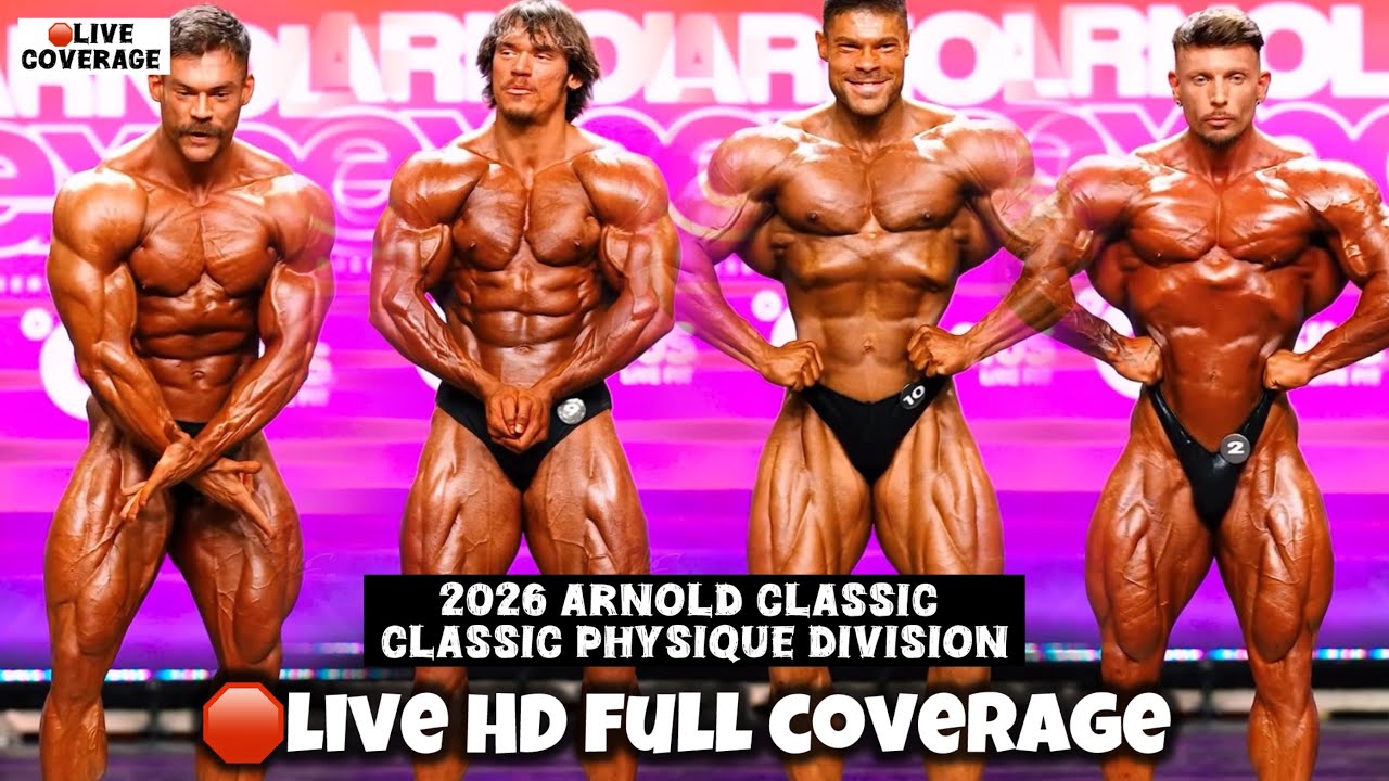 🛑live coverage | 2026 Arnold classic Pre-judging full coverage ( classic physique)