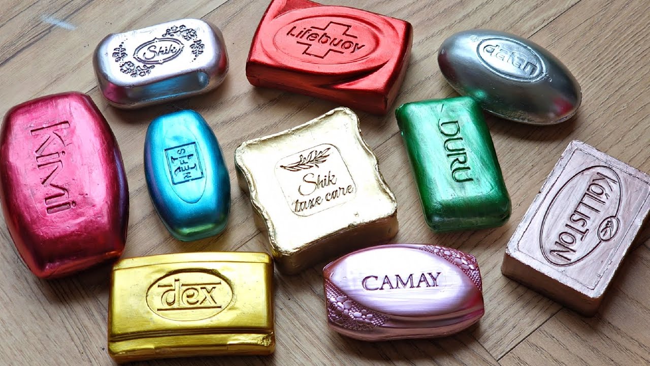 ASMR SOAP. ❤️💙🩷Резка сухого мыла. Satisfying video❤️💙🩷