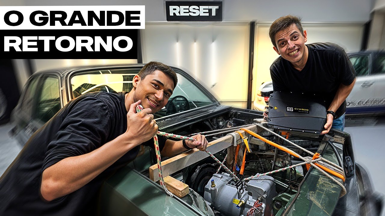 INSTALEI O MOTOR DO CHEVETTE ELÉTRICO | Segunda Temporada