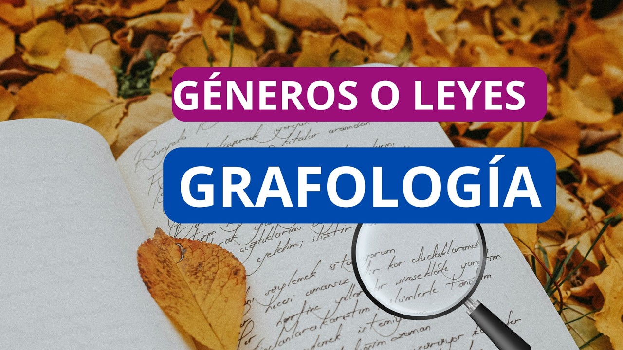 LOS 8 GÉNEROS o LEYES de la GRAFOLOGÍA Clase9 #grafologia #géneros #leyes #aspectos #textos #firma