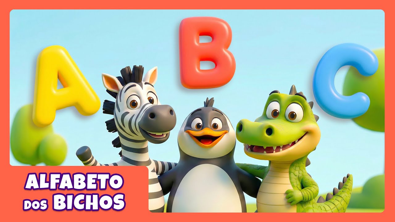 Alfabeto dos Bichos | Aprenda o Alfabeto Brincando | Música Infantil