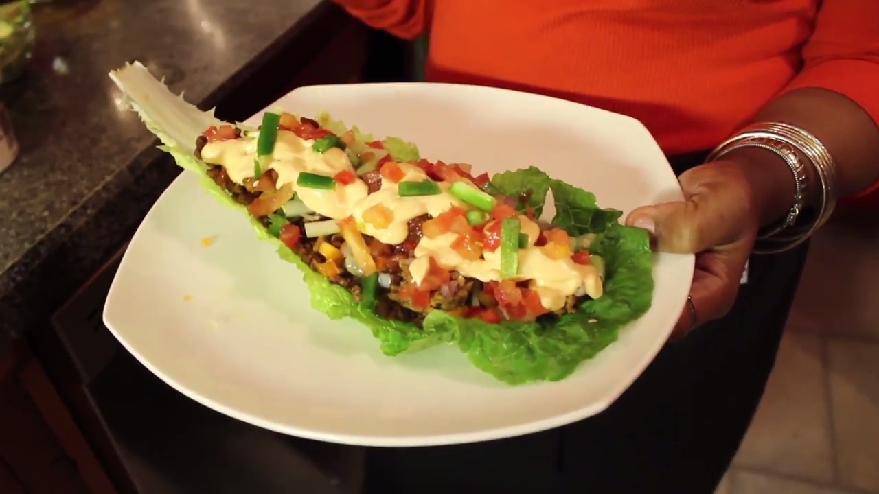 10. Keto Fiesta Taco Boats W/Homemade Cheese Sauce