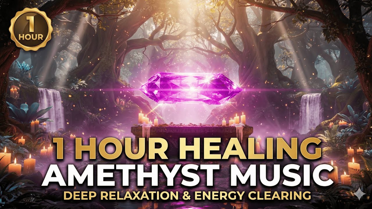 The Healing Amethyst - Beautiful Crystal Ambient Music