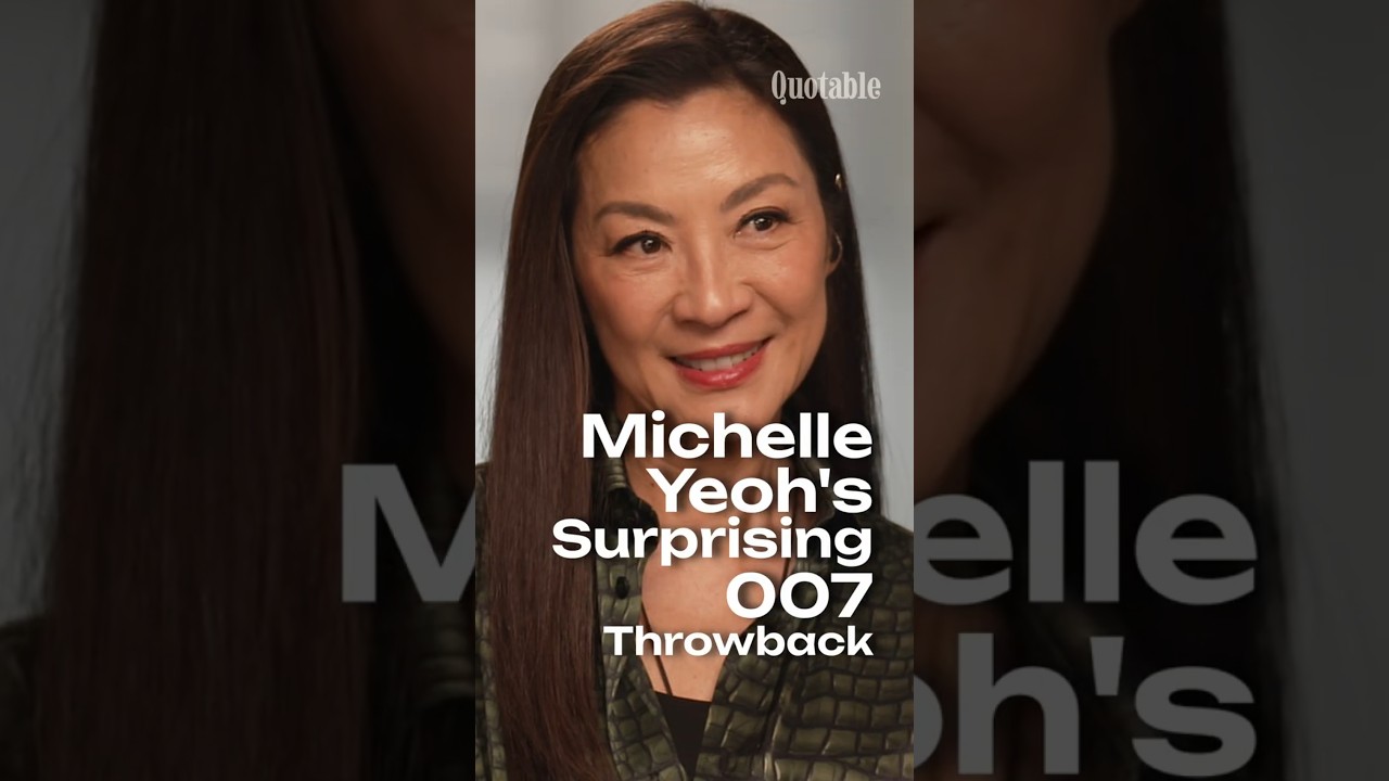 I Showed Michelle Yeoh Our 28-Year-Old James Bond Photo