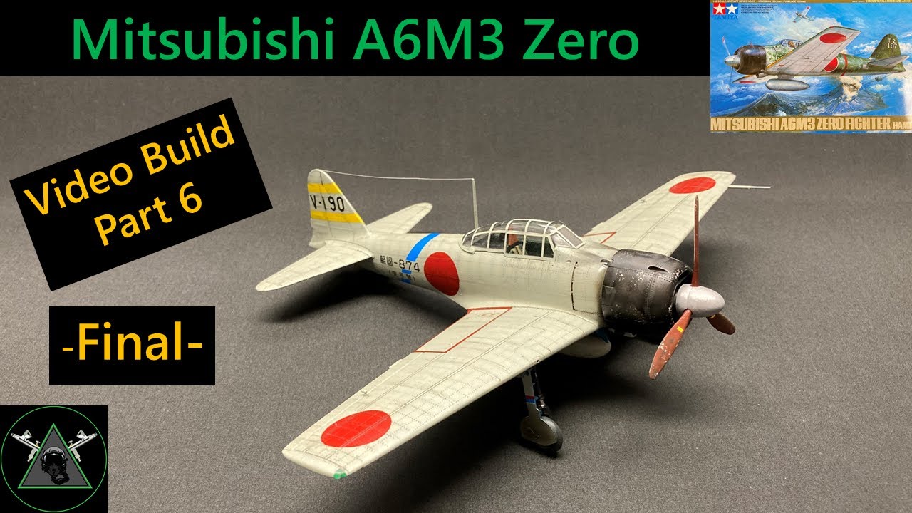 Mitsubishi A6M3 Zero 1/48 Tamiya Video Build Part 6
