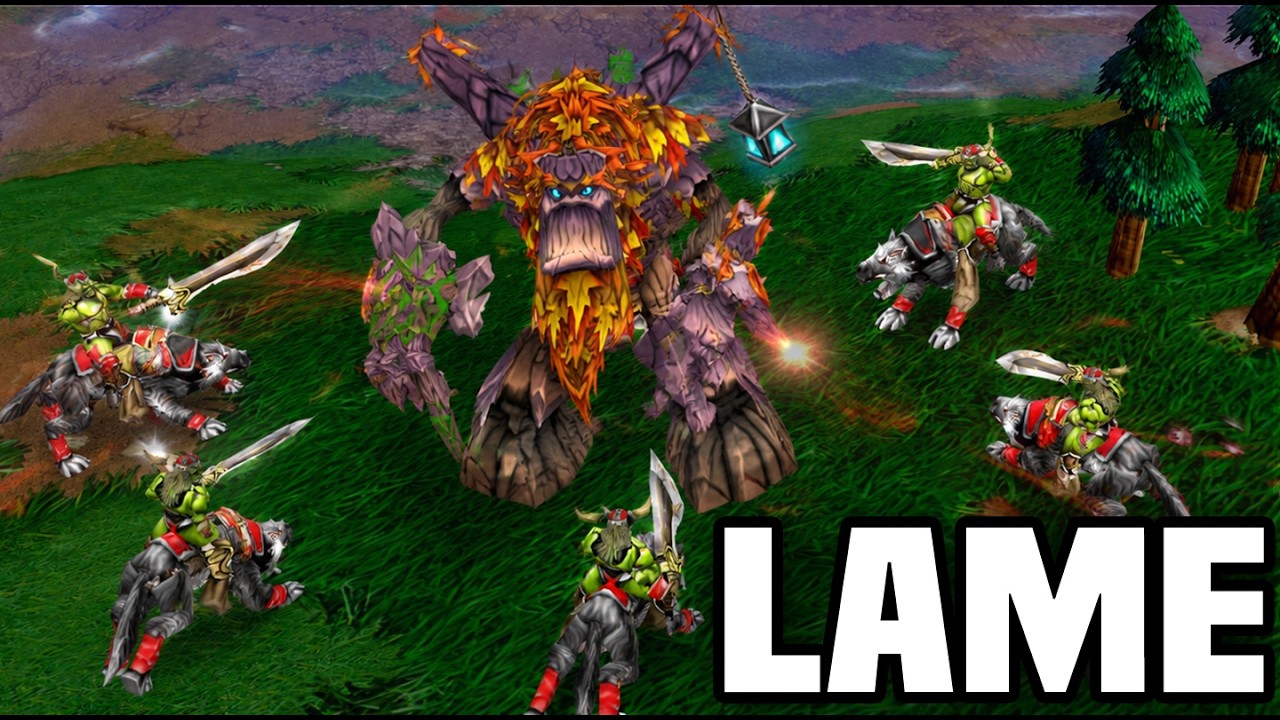 Tak się kończy lamienie w Warcraft 3