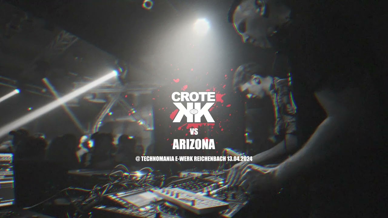 Crotekk vs. Arizona @ Techno Mania / E-Werk Reichenbach 13.04.24