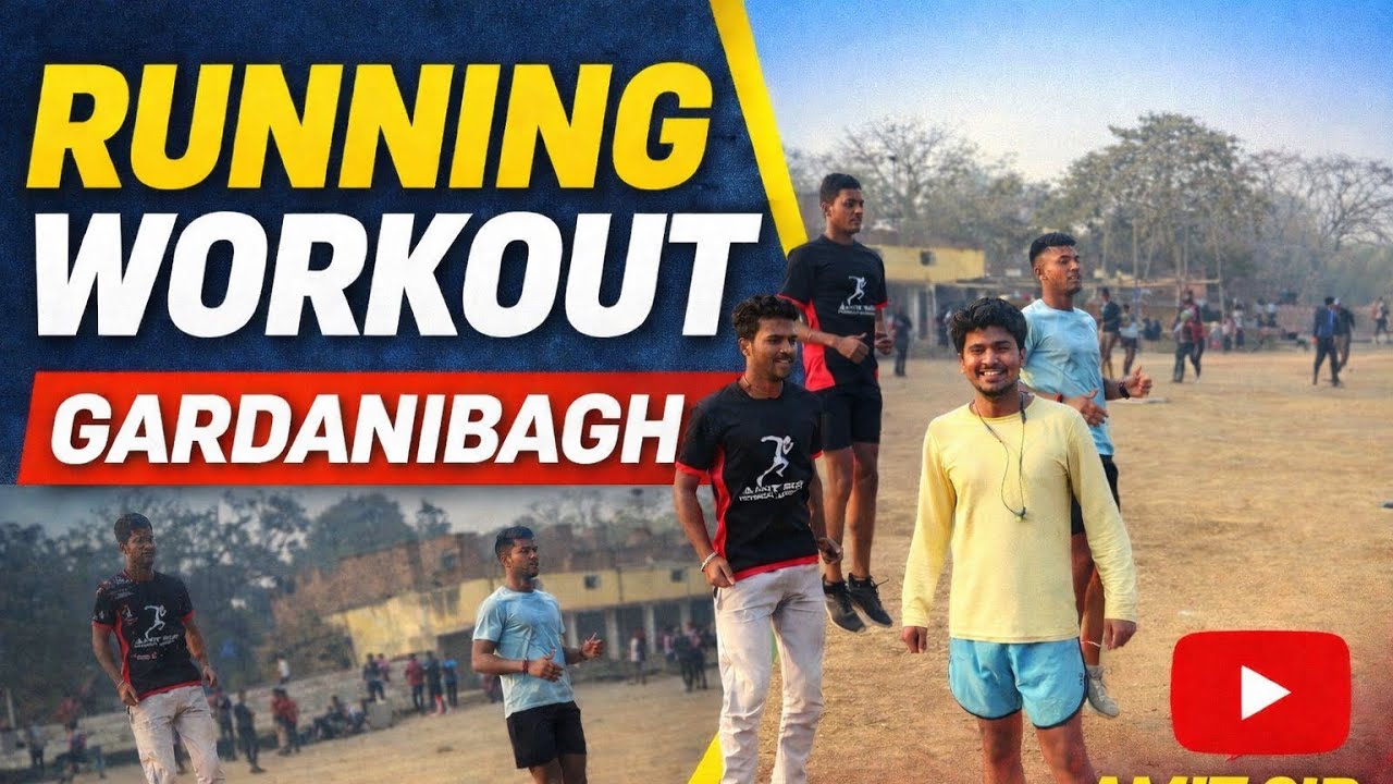 Amit Sir Physical Academy Gardanibagh  is live Running Workout