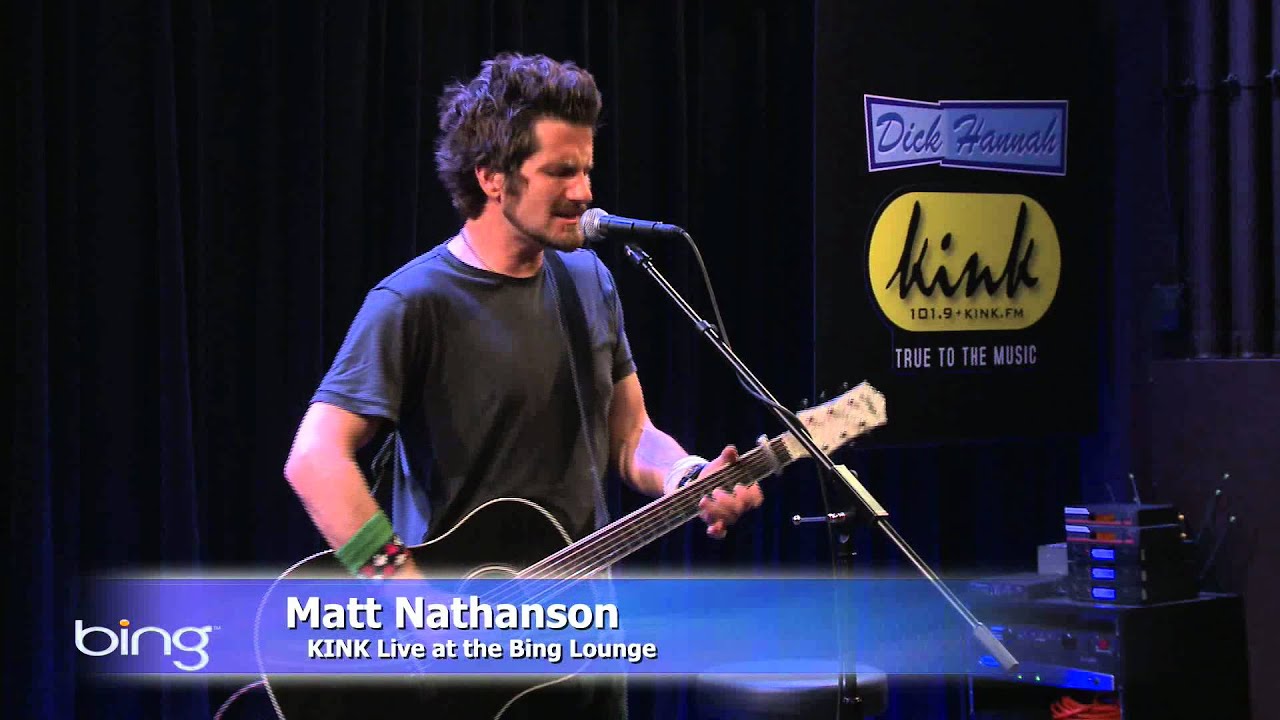 Matt Nathanson - Modern Love (Bing Lounge)