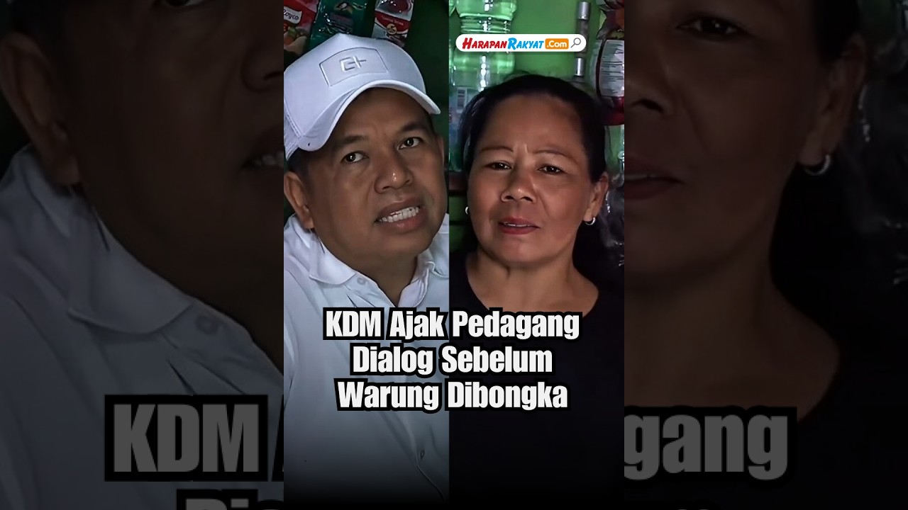Dedi Mulyadi Sidak di Lembang, Ajak Pedagang Dialog Sebelum Warung Dibongkar