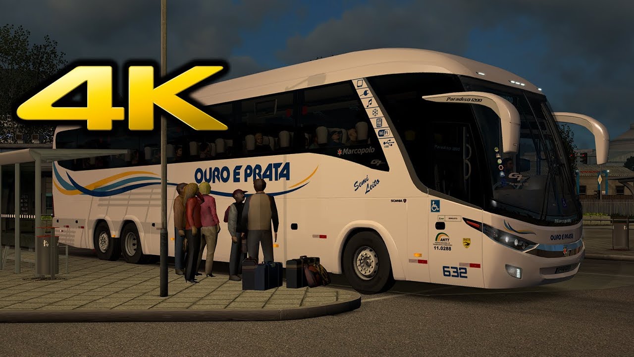 ETS 2 - Marcopolo G7 Paradiso 1200 6x2 by Fabio Contier [4K]