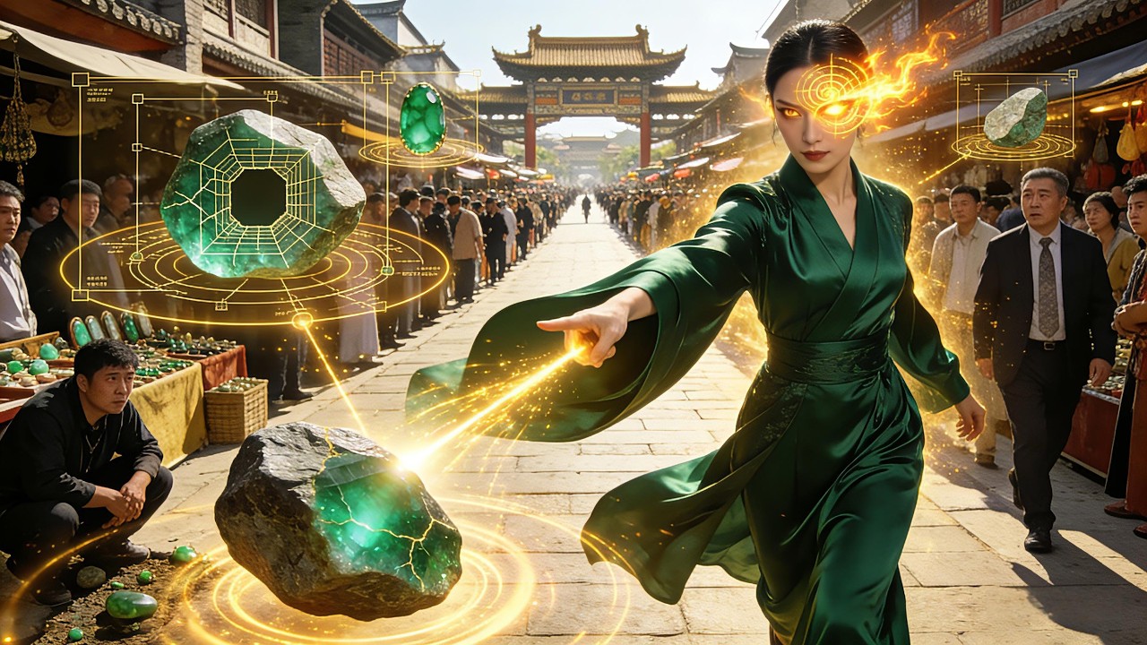 Fallen heiress to jade queen: mystic eyes, one-cut fortune, empire built with her best friend! 💎