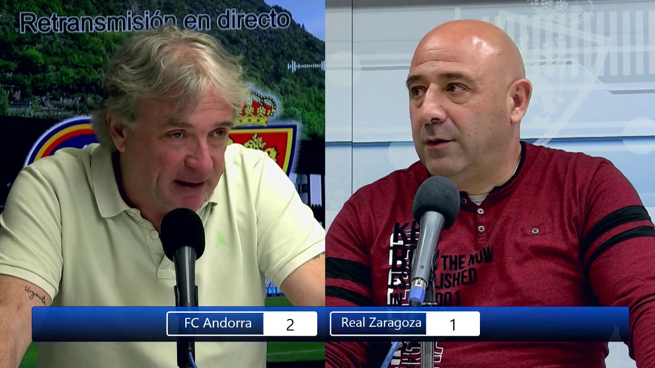 Retransmisión FC Andorra - Real Zaragoza | Domingo, 22/02/2026