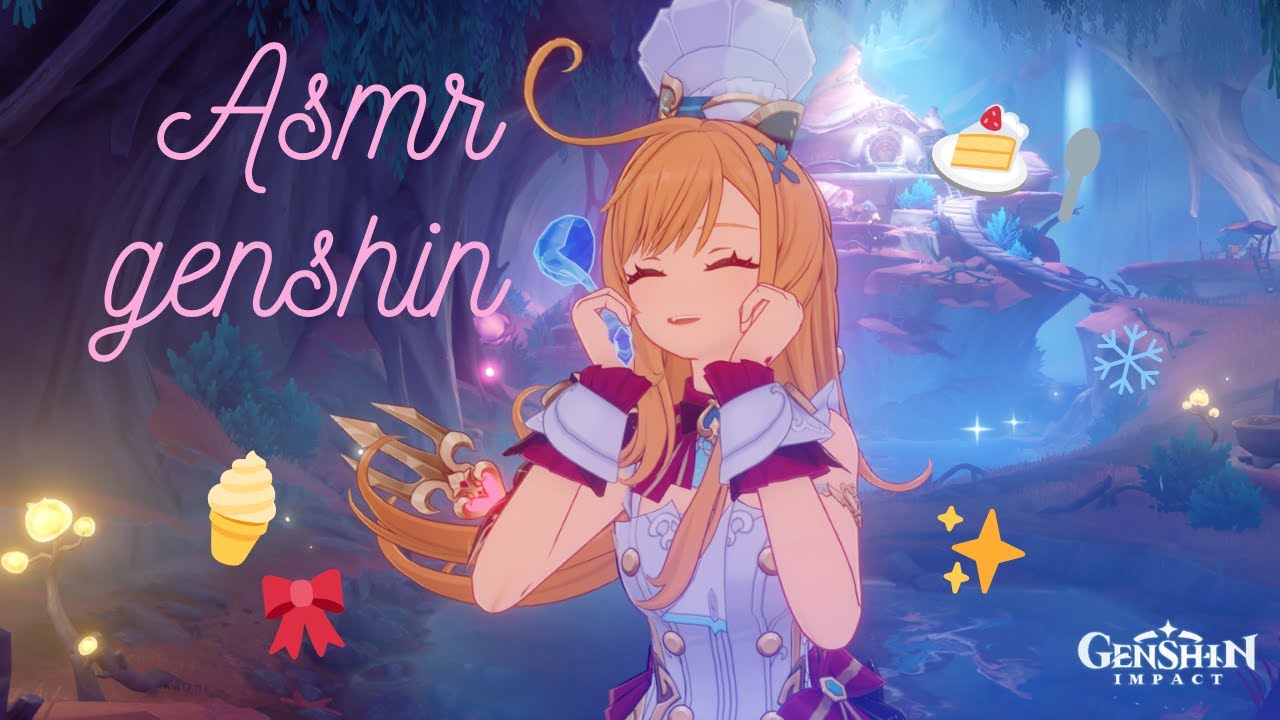 genshin impact asmr ♡ clearing the spyral abyss with escoffier🍰♡.ᐟ (whispers, clicking and keyboard)