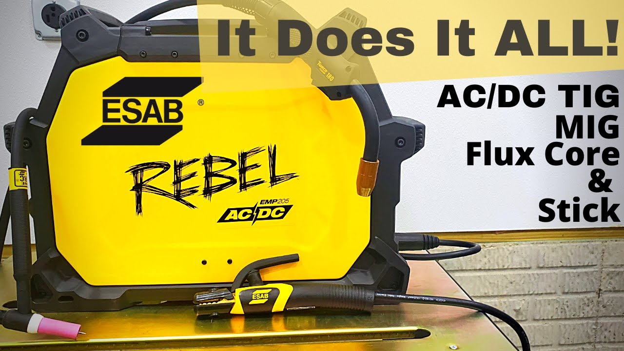 ESAB Rebel 205 AC/DC Welder Unboxing and Initial Impressions.