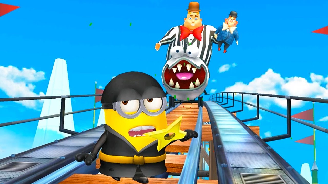 Ninja Minion Vs Villaintriloquist and Jack in the Boxes ! Boss battle in Minion rush game