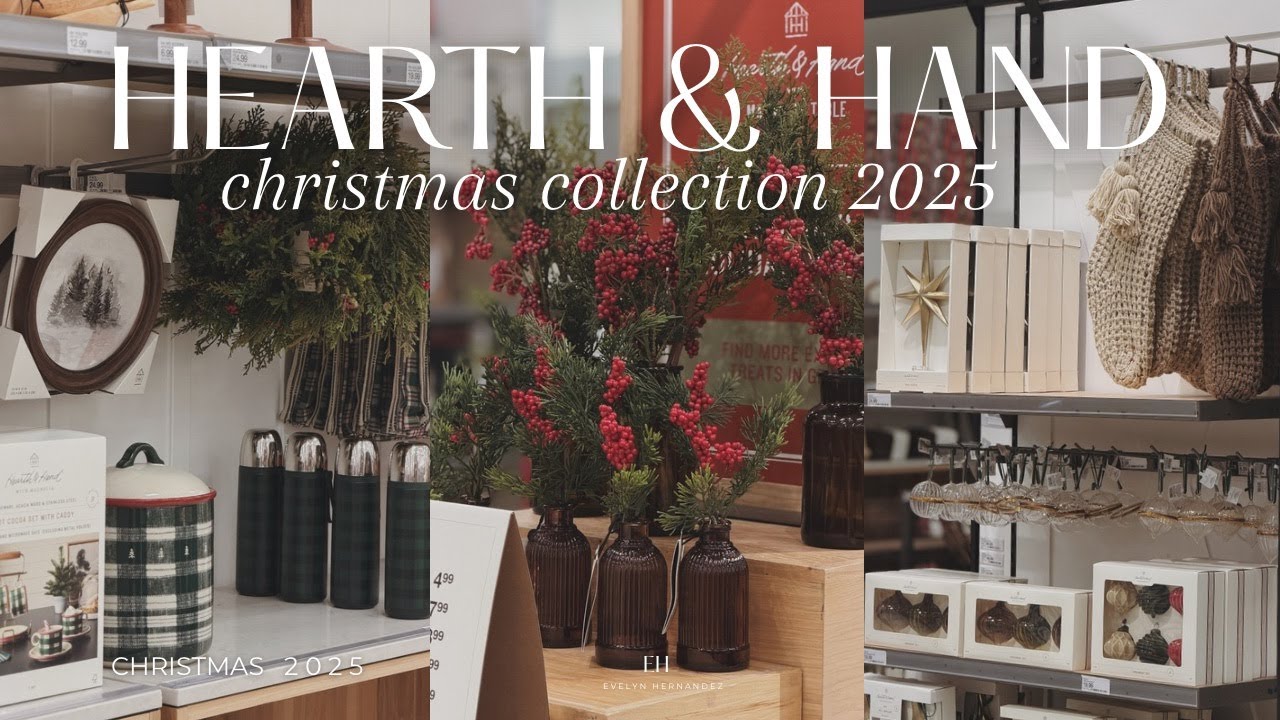 НОВАЯ РОЖДЕСТВЕНСКАЯ КОЛЛЕКЦИЯ 2025 ОТ HEARTH & HAND || Target Shop With Me