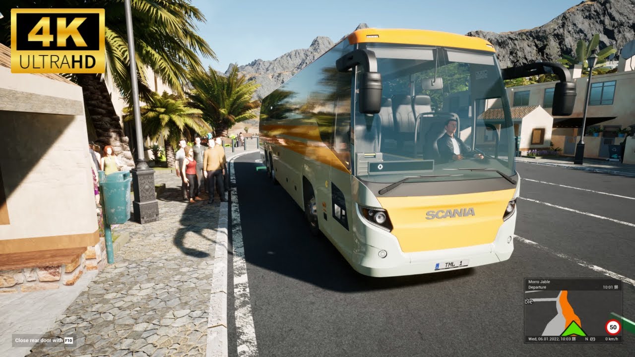 Scania Touring 137 | Morro Jable to Cofete Trip | Tourist Bus Simulator